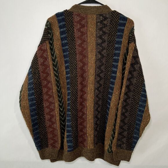 Gabriella Frattini Setball Full Zip Wool Blend Sweater Mens Size 52 Large Italy - Picture 7 of 9